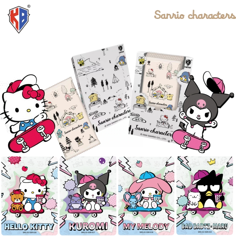 Anime Merchandise Bd - KABAO公式 新サンリオファミリーシリーズ コレクターズカード アニメグッズ クロミ マイメロディ