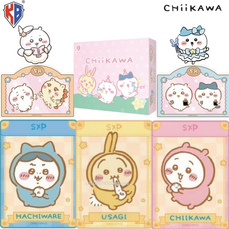 Anime Merchandise Bd - 公式ライセンス取得済みKABAO Chiikawa Joyful Timeシリーズコレクタブルトレーディングカード アニメキャラクターグッズ ギフト