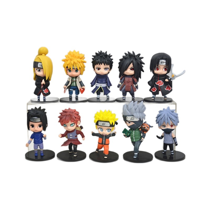 Anime Merchandise Naruto - ナルトフィギュア、おもちゃフィギュア、車載デスクトップ装飾品、ギフト、アニメグッズ、誕生日、クリスマス、ハロウィンギフト