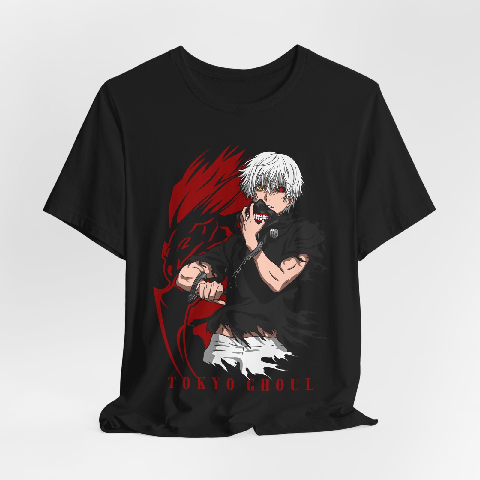 Anime Merchandise Shirt - 東京喰種アニメTシャツ、ユニセックス半袖Tシャツ、ファングッズ、ギフト