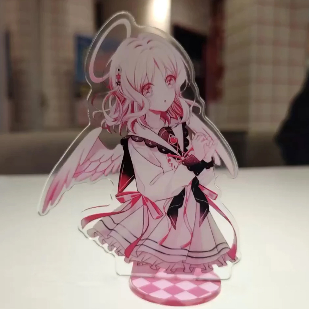 Anime Merchandise Accessories - アニメ『ディアボリック・ラヴァーズ』小森優衣コスプレスタンド アクリル製漫画フィギュア スタンドプレート デスクトップ装飾小道具 オーナメント アクセサリー