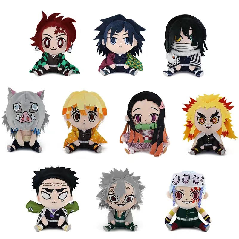 Anime Merchandise In Japanese - 日本のアニメゴーストデストロイヤーブレードぬいぐるみ炭治郎あなたの豆ゲームグッズ子供用人形ソフトぬいぐるみ誕生日プレゼント
