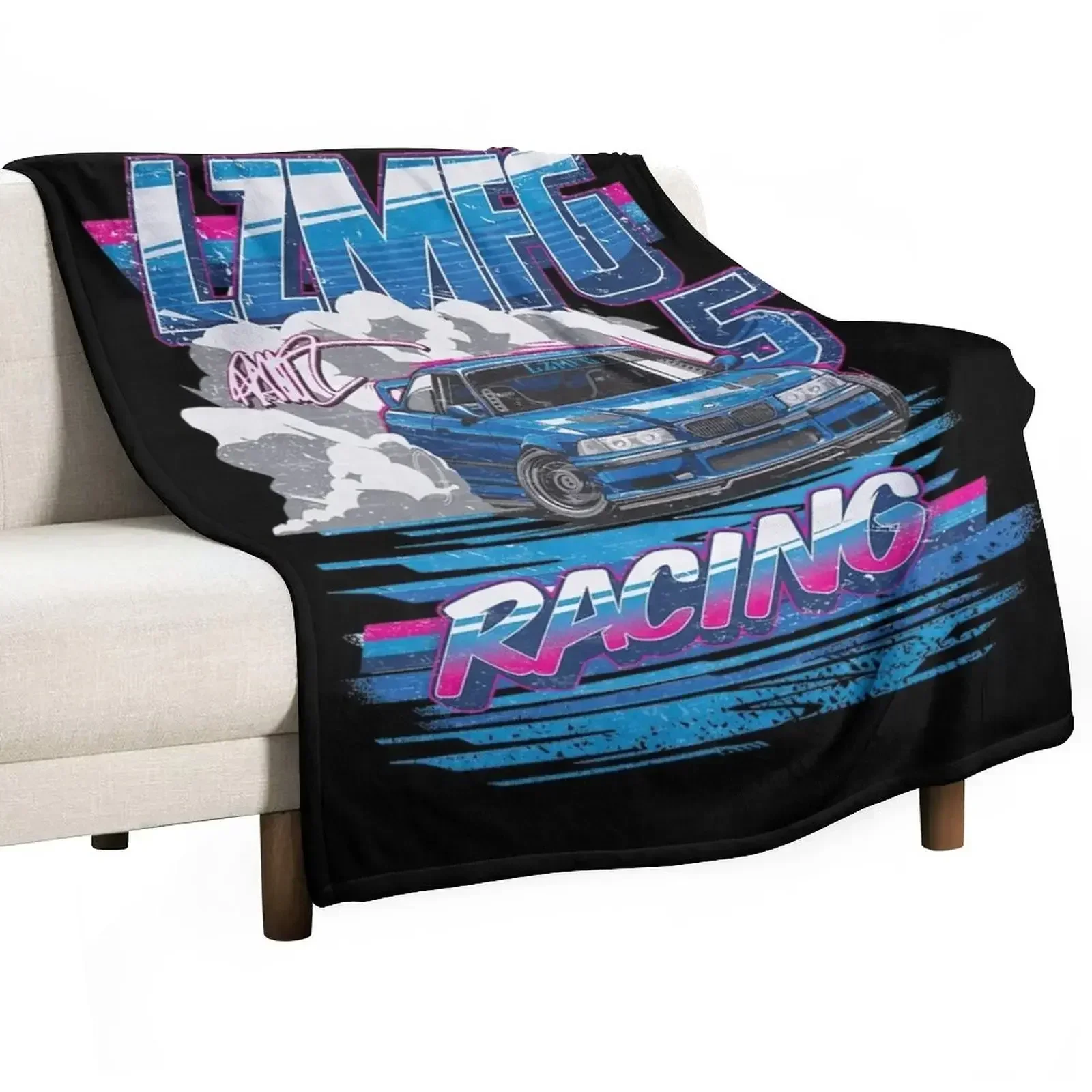 Anime Merch Ideas - アダムLzマーチ E36 スローブランケット ヴィンテージコンフォーター 装飾用ソファベッド チェック柄