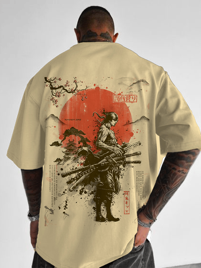 ワンピースアクションアニメゾロプリント男性女性綿 Tシャツ原 - Anime Merchandise Men のレビューと価格