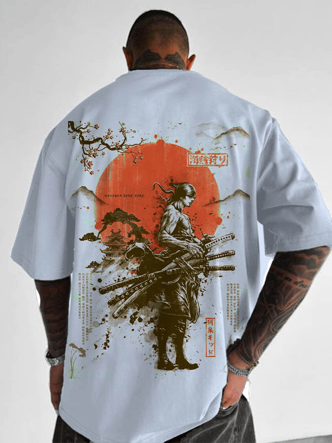 ワンピースアクションアニメゾロプリント男性女性綿 Tシャツ原 - Anime Merchandise Men のレビューと価格