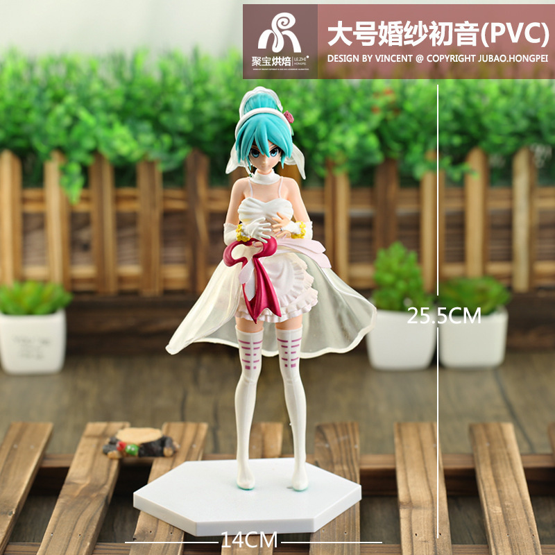 初音ミクフィギュアアニメ人形ウサギの耳付きかわいいデスクトッ - Anime Cosplay Merchandise のレビューと価格