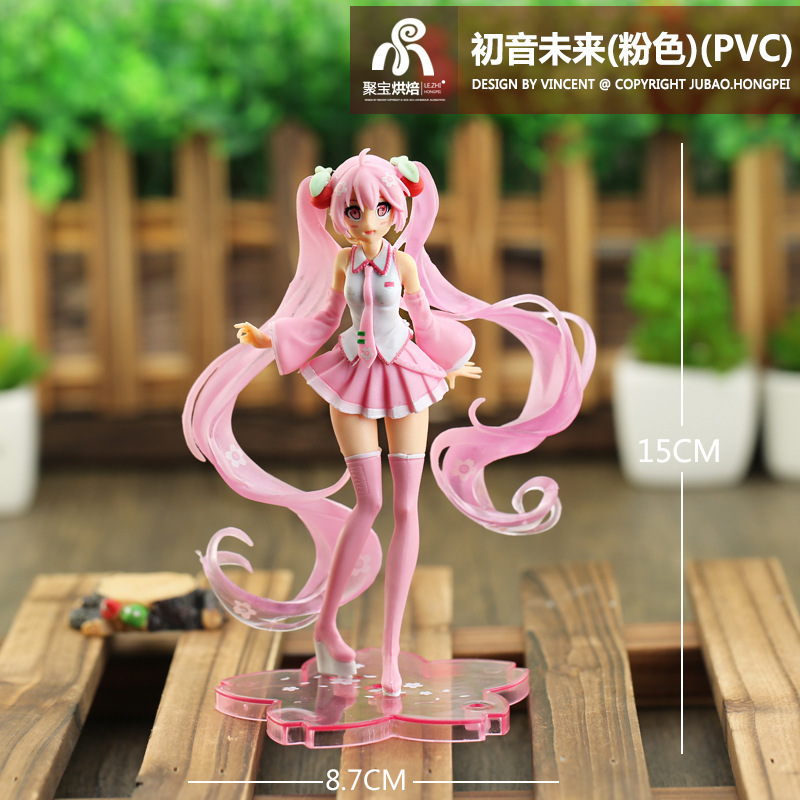 初音ミクフィギュアアニメ人形ウサギの耳付きかわいいデスクトッ - Anime Cosplay Merchandise のレビューと価格