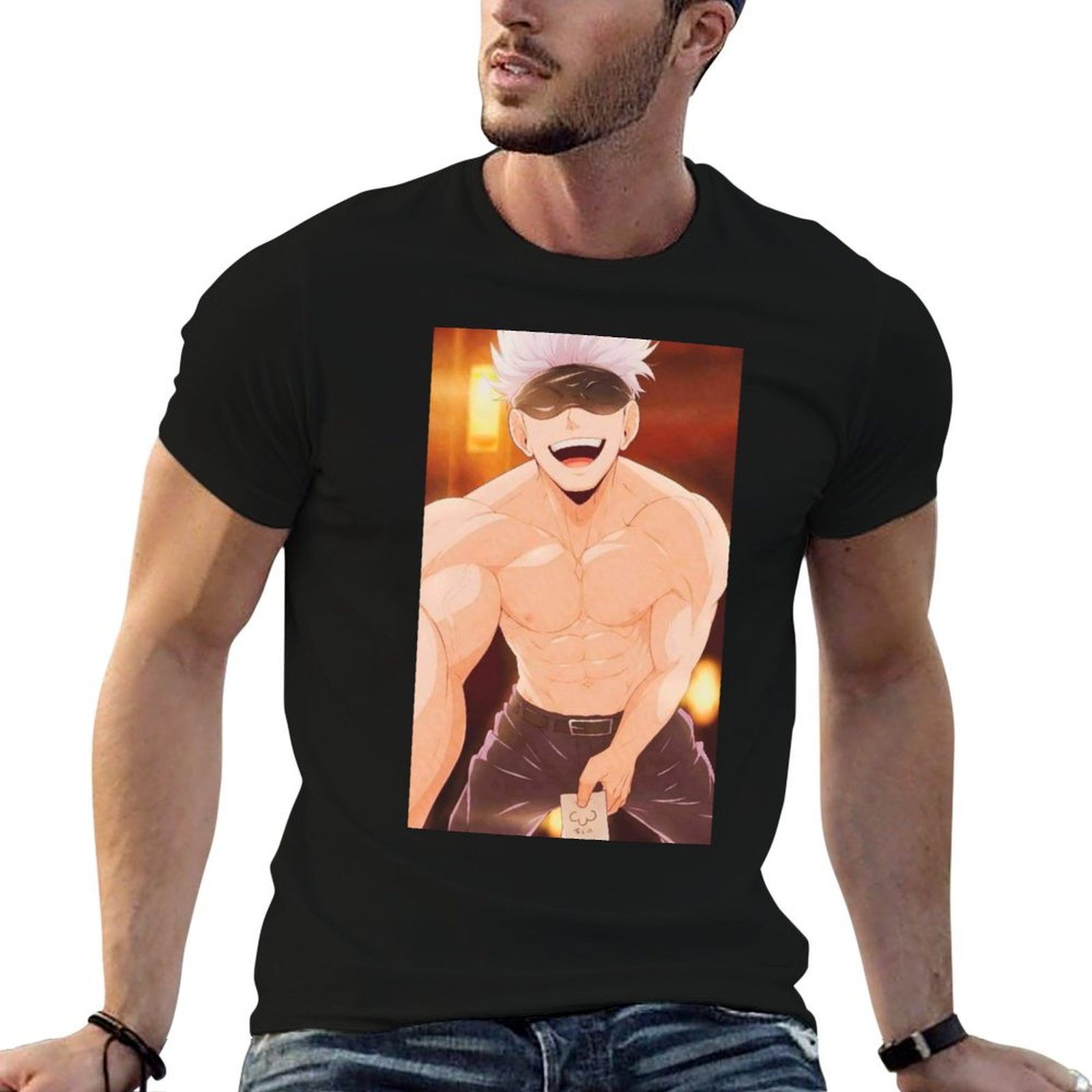 五条悟グッズ Tシャツ 男性用グラフィック Tシャツ 男性用 - Anime Merchandise Shirt のレビューと価格