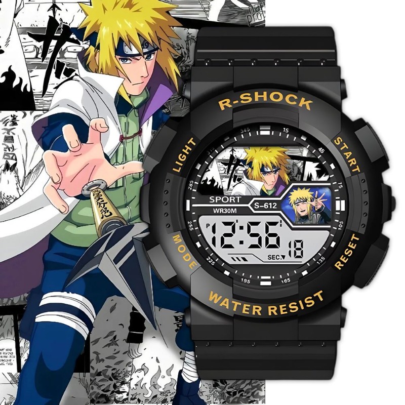 ナルト春野サクラうちはオビトアニメグッズファッション電子時計 - Anime Merchandise Naruto のレビューと価格