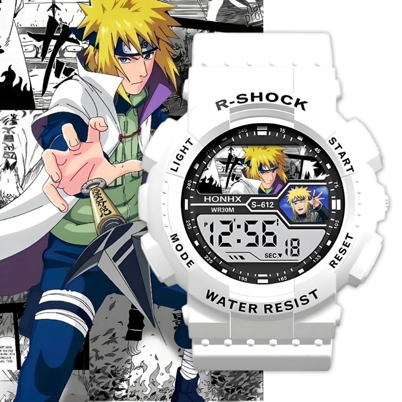 ナルト春野サクラうちはオビトアニメグッズファッション電子時計 - Anime Merchandise Naruto のレビューと価格