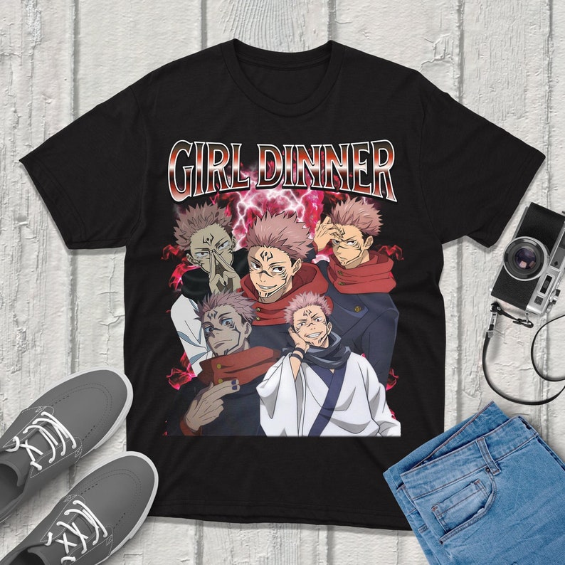 Sukuna Jujutsu-Kaisen Tシャツ ストリ - Anime Merchandise Shirt のレビューと価格