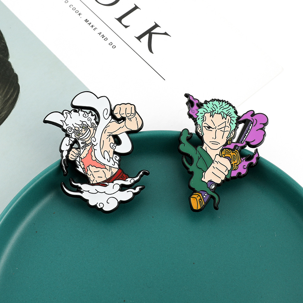 日本の漫画アニメキャラクター商品ワンピースブローチルフィゾロ - Anime Merchandise In Japanese のレビューと価格