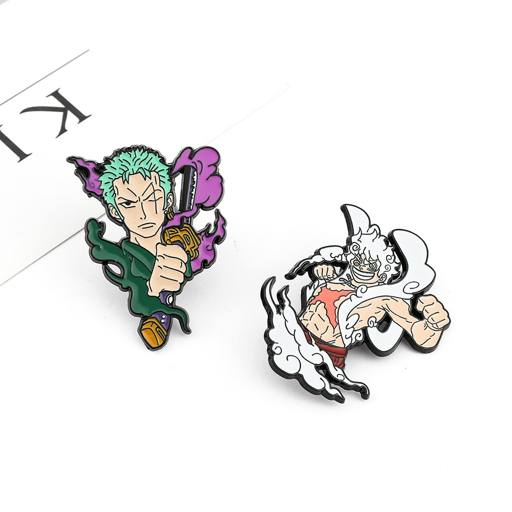 日本の漫画アニメキャラクター商品ワンピースブローチルフィゾロ - Anime Merchandise In Japanese のレビューと価格