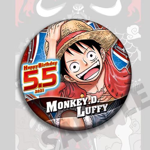 ワンピースアニメバッジコレクション ルフィ ゾロ チョッパー - Anime Convention Merchandise のレビューと価格