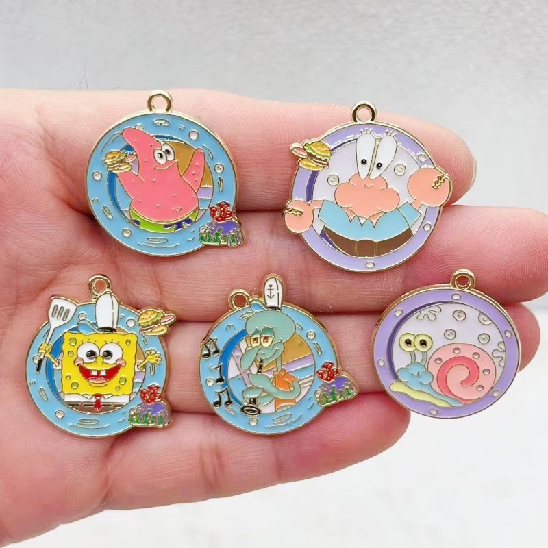 10個入り漫画アニメ合金オイルドロップペンダント、DIYアク - Anime Merchandise Accessories のレビューと価格