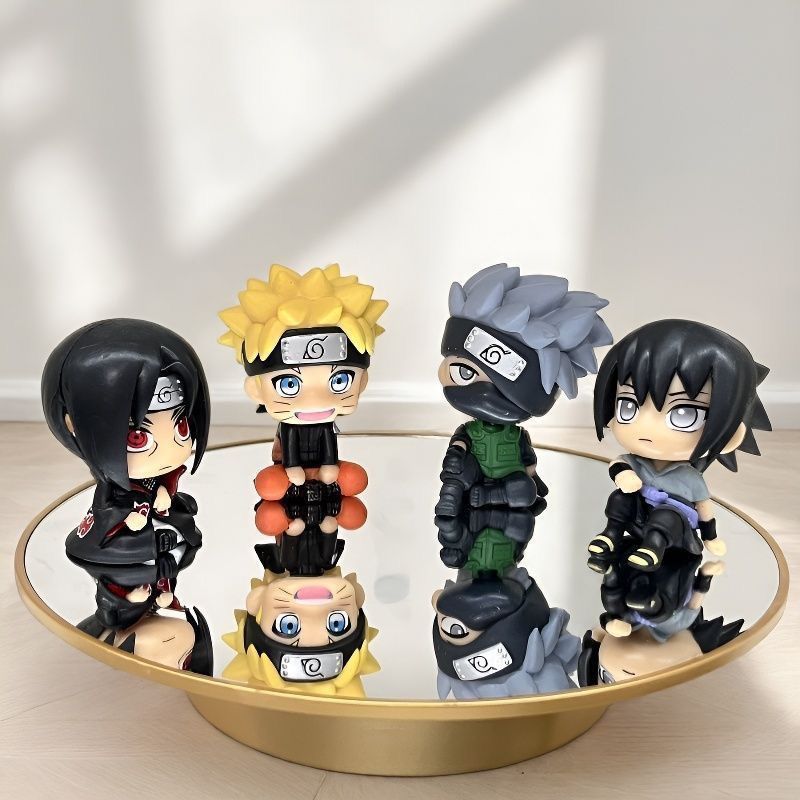 ナルト漫画かわいいフィギュアモデルカワイイ2Dちび人形車飾り - Anime Cosplay Merchandise のレビューと価格