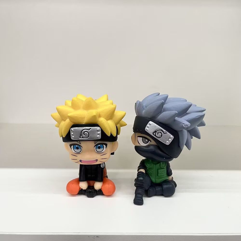ナルト漫画かわいいフィギュアモデルカワイイ2Dちび人形車飾り - Anime Cosplay Merchandise のレビューと価格