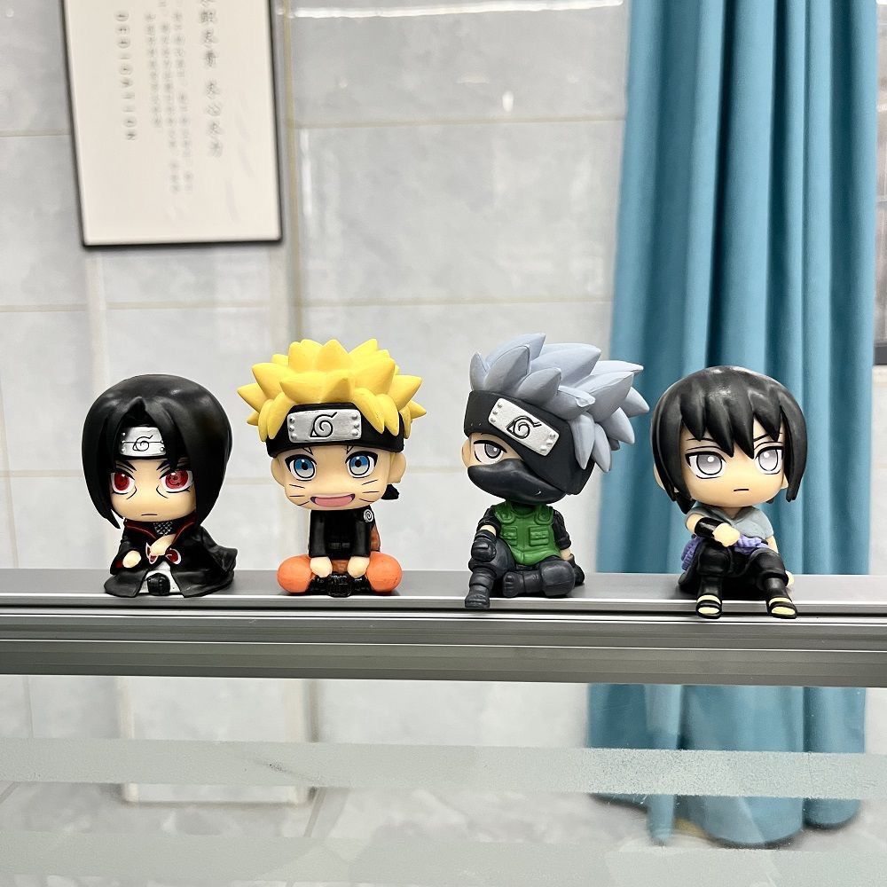 ナルト漫画かわいいフィギュアモデルカワイイ2Dちび人形車飾り - Anime Cosplay Merchandise のレビューと価格